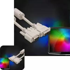 빙투 케이블 모니터 Dvi 오디오 통합 변환 RGB 2M