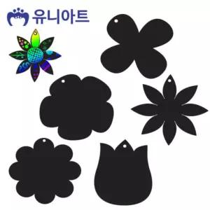 모양 스크래치종이 1800 꽃 P0000EUN 공예용품