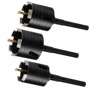 68/72/82mm 콘크리트 건식 다이아몬드 코어 드릴비트 홀쏘 SDS Max 어댑터 포함 벽돌, 시멘트 블록, 석재,