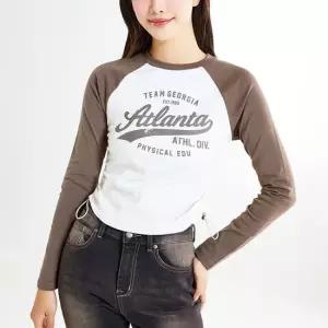 스파오 ATLANTA 래글런 셔링 긴팔티 SPLWE49G40-O)