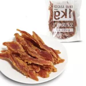 대용량 강아지 간식 육포 사사미 오리꽈배기 1kg 건조간식 91A3D
