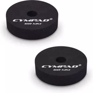 심패드 모더레이터 심벌 튜너 60mm 더블 세트 스튜디오 연습 및 라이브 사운드 컨트롤용 폼 와셔 배음 감소