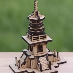 다보탑 건축 건물 나무 조립 모형 DIY 만들기 C2470