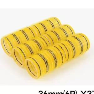 찍찍이 컬러 헤어 구르프 36mm 6P X3개 헤어컬 볼륨 셀프앞머리손질 7DDF8