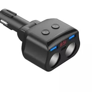 UC-CA35 고속 차량용충전기 USB PD 멀티 시거잭 2구 차량용휴대폰충전기 F407E