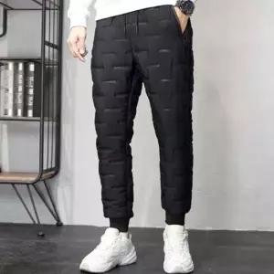 패딩바지 겨울팬츠 퀼팅 누비 솜바지 따뜻한 남성 방한 시보리 조거팬츠 겨울