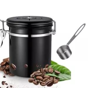 VENT 304스텐 타임다이얼 원두커피통 TBEAN150 블랙 기타보관용기 수납함 티박스 F2339
