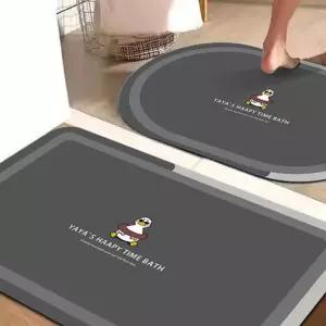 (쓰리몰) 소프트 규조토 발매트 주방 주방매트 욕실