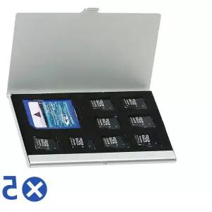명함케이스형 SD메모리카드 보관케이스 5개 메모리카드보관함 7B33A