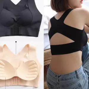 여자 뽕브라 쇼핑 이너 웨어 압박 브라탑 속옷 선물 스킨 40D1F