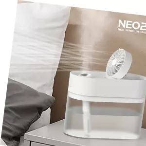 NEO2M 가습기 무드등 무선 미니 화이트 HP930 선풍기