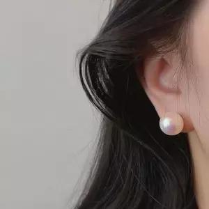 깔끔한 포인트 한복 승무원 귀걸이 이어링 혼주 진주 진주귀걸이 706DD