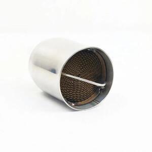 Alconstar- 51mm/60mm 입구 바이크 오토바이 배기 머플러 촉매 DB 킬러 이동식 소음기 제거기 레이스
