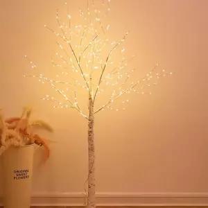 자작나무 트리 화이트 120cm usb 데코용품 DDB16