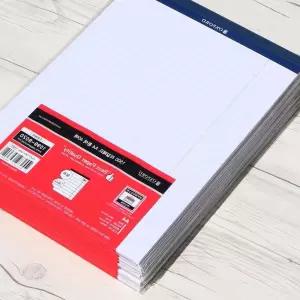 브랜빌 옥스포드 노트/리갈패드-화이트 A4 40매 10권 노트패드 문구반점 절취선 연습장 5EFFD