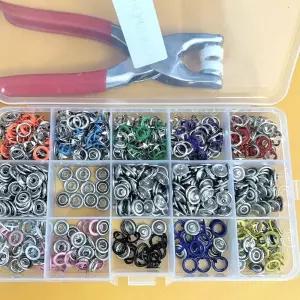 똑딱이 스냅 단추1000개 펀칭기 세트 DIY 수선 만들기 기타패션소품 바디슈트 D9846