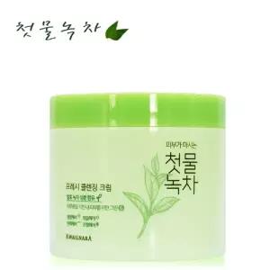 과일나라 첫물녹차 프레시 클렌징 크림 300g 클렌징크림 녹차클렌징크림