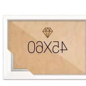 보석십자수액자 45x60 고급형 모던화이트 보석비즈십자수액자 7A51F
