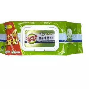 3M 더블액션 물걸레 청소포 대형 20매입 일회용걸레 25DDB