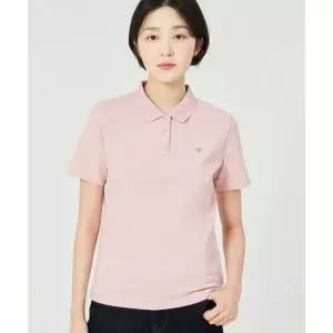 GUESS 3color 여성 레귤러핏 피케 카라 반팔티 OP2KE401 407261