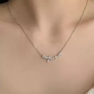 은빛 펜던트 목걸이 감성 별디자인 실버 액세서리 여성 선물 패션목걸이 65713