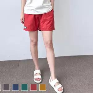 썸머 편한 말리부 패치 여자 비치 밴딩 팬츠 반바지 여성슬렉스 DF6D0