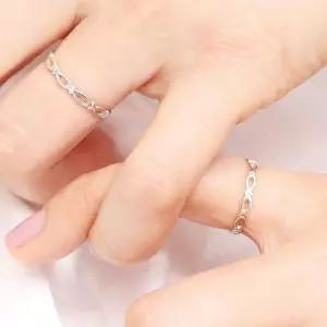 92.5 실버 물고기 링 애끼 은 반지 패션반지 새끼손가락 7B6A7