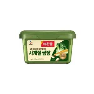 해찬들 사계절 쌈장 1kg x 4개