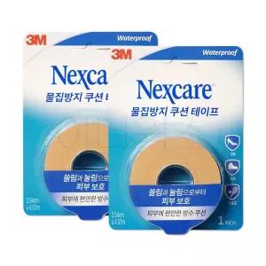 3M 넥스케어 물집방지쿠션 테이프 x 2개 1inch 2EA 솜류 뒤꿈치쿠션 56303
