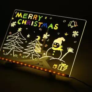 GDM LED 네온 보드판 칠판 30cmx20cm 네온보드 카페메뉴판 식당메뉴판 5E149