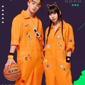 오렌지 점프슈트 세트 반티 졸사컨셉 07E46