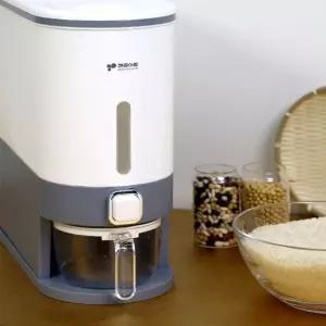 키친아트KG10 허브 쌀보관통 10kg 쌀통 곡식보관함 디스펜서 뒤주 보관용기 곡식통 01AD0