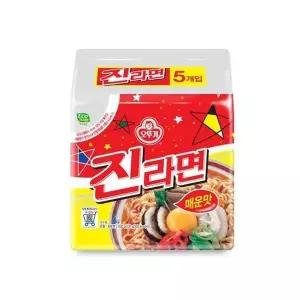 [셀러허브][오뚜기] 진라면 매운맛 멀티팩 120g x 20개 (S50591866)