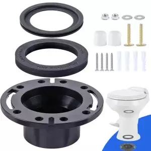 RV 변기 도장 및 3 인치 소켓 플랜지 키트 DoMetic 300 310/320 화장실과 호환 385345892 교체