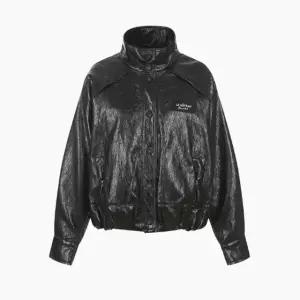 [에고이스트] [BLUE LABEL] 하이넥 페이크 레더자켓 ES2OJK03