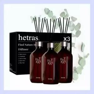 헤트라스 프리미엄 대용량 디퓨저 화장실 실내 방향제 플라워 샵 500ml 3개