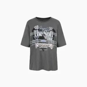 [AK분당점] [에고이스트] [BLUE LABEL] 레이스 프린팅 반팔 티셔츠   ES2OTH10