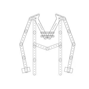 누끼 옷걸이 촬영 의류 옵션 쇼핑몰 행거 아크릴 상체 미끄럼방지
