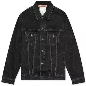 아크네 MUST IT_23FW 로빈 데님 빈티지 자켓 블랙 B90620 900