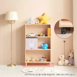 가구산책 3단 3칸 삼나무 바퀴형 책장 LY604