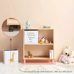 가구산책 2단 2칸 삼나무 바퀴형 책장 LY603