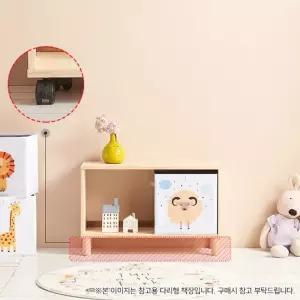 가구산책 1단 1칸 삼나무 바퀴형 책장 LY602