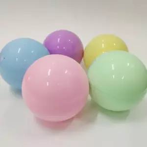단색 랜덤 추첨 뽑기볼 원형 캡슐 60mm 10p