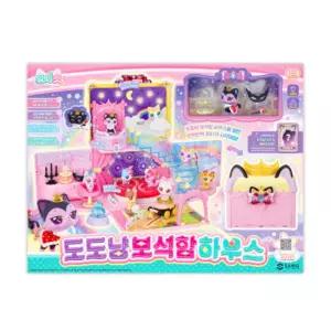 위시캣 도도냥 별보러가자 왕관보석함 하우스