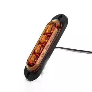 12V 24V 트럭 LED 사이드 마커 라이트 자동차 트레일러 DOT E8 반사판 밴 클리어런스 램프 RV 버스 보트용