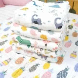 서치6 유아이불 낮잠이불 6겹 순면 소아이불 신생아 유아 출산 선물 거즈 이불 블랭킷 순면이불 생활