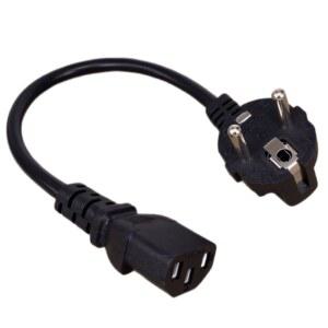 CEE7/7 - EC C13 전원 코드 10A 250V H05VV-F 0.75mm 케이블 C13 전원 코드에 짧음 30cm/50CM