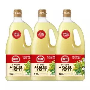 사조해표 식용유 1.8L x 3병