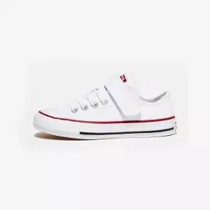 컨버스 척테일러 올스타 1V 파운데이션 키즈 화이트 - WHITE/WHITE/NATURAL