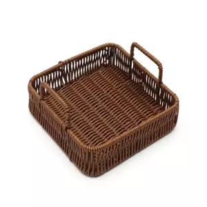 콩킹상점 라탄짜임 트레이 22cm 인테리어트레이